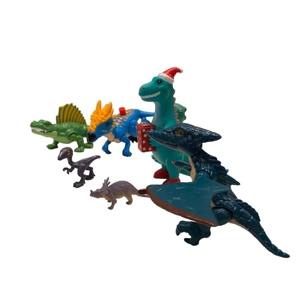Lot of Seven Random Toy Dinosaurs - Picture 3 of 13
